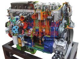 Sectioned Engine Mercedes Atego, PLD System (Injection Pump) Complete with All Parts Not Included: Gearbox